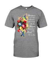 Hummingbird candy cane gift for bird lovers Premium Fit Mens Tee tile