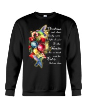 Hummingbird candy cane gift for bird lovers Crewneck Sweatshirt front