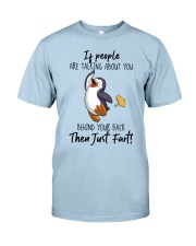 Penguin then just fart penguin lovers Classic T-Shirt tile