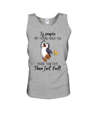 Penguin then just fart penguin lovers Unisex Tank tile