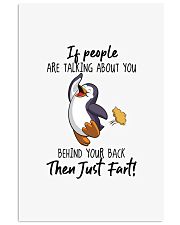 Penguin then just fart penguin lovers Vertical Poster tile
