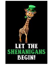 Giraffe let the shenanigans begins giraffe lover Vertical Poster tile