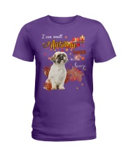 Shih Tzu can smell Autumn Gift for you Ladies T-Shirt tile