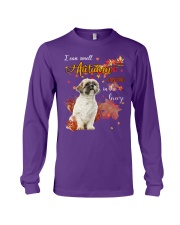 Shih Tzu can smell Autumn Gift for you Long Sleeve Tee tile