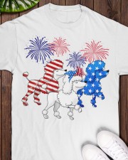 Poodle flag colors Classic T-Shirt apparel-classic-tshirt-lifestyle-front-160