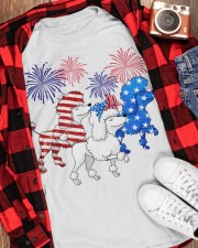 Poodle flag colors Classic T-Shirt apparel-classic-tshirt-lifestyle-front-163