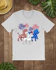 Poodle flag colors Classic T-Shirt lifestyle-mens-crewneck-front-18