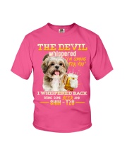 Bring some beer and Shih Tzu to me Gift for you Youth T-Shirt tile