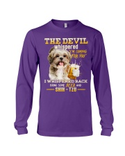 Bring some beer and Shih Tzu to me Gift for you Long Sleeve Tee tile