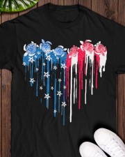 Turtle freedom colors turtle lovers Classic T-Shirt apparel-classic-tshirt-lifestyle-front-160