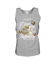 Butterfly i love you personalized Unisex Tank tile