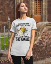 Parrot say bad words parrot lovers Classic T-Shirt apparel-classic-tshirt-lifestyle-06