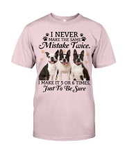 fn 8 boston terrier make mistake twice Premium Fit Mens Tee tile