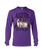 fn 8 boston terrier make mistake twice Long Sleeve Tee tile