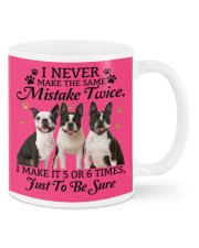 fn 8 boston terrier make mistake twice Mugs tile
