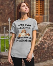 Pet the Shih tzu take the trip Gift for you Classic T-Shirt apparel-classic-tshirt-lifestyle-06