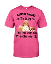 Pet the Shih tzu take the trip Gift for you Classic T-Shirt tile