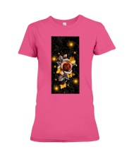 Butterfly Stunning Rose Gift for you Premium Fit Ladies Tee tile