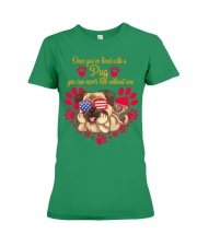 You can live without pug Gift for you Premium Fit Ladies Tee tile
