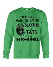 Sloth easily distracted sloth lovers Crewneck Sweatshirt tile