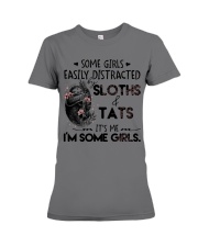 Sloth easily distracted sloth lovers Premium Fit Ladies Tee tile