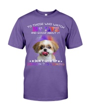 Shih Tzu Don't Gossip about my life Premium Fit Mens Tee tile