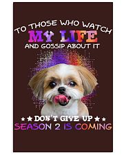 Shih Tzu Don't Gossip about my life Vertical Poster tile