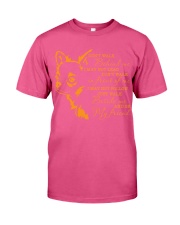 Chihuahua walk beside me dog mom Premium Fit Mens Tee tile