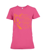 Chihuahua walk beside me dog mom Premium Fit Ladies Tee tile