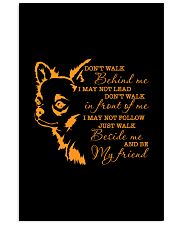 Chihuahua walk beside me dog mom Vertical Poster tile