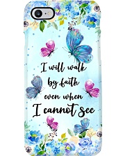 Butterfly i will walk by faith gift for you Phone Case i-phone-8-case