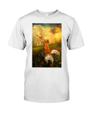 Golden retriever went with God dog moms Classic T-Shirt tile