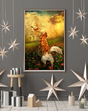 Golden retriever went with God dog moms 11x17 Poster lifestyle-holiday-poster-1