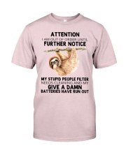 Sloth i am out of order sloth lover Premium Fit Mens Tee tile