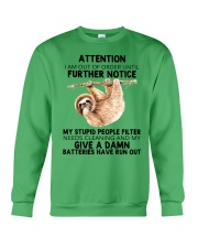 Sloth i am out of order sloth lover Crewneck Sweatshirt tile