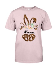 Nana baby bunny family gift personalized Premium Fit Mens Tee tile