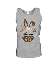Nana baby bunny family gift personalized Unisex Tank tile