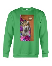 Fox magical gift for fox lover Crewneck Sweatshirt tile
