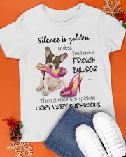 Bulldog Silence is very suspicious Gift for you Classic T-Shirt apparel-classic-tshirt-lifestyle-front-83