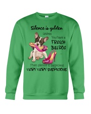 Bulldog Silence is very suspicious Gift for you Crewneck Sweatshirt tile
