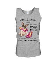 Bulldog Silence is very suspicious Gift for you Unisex Tank tile