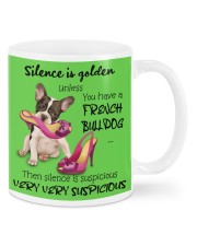 Bulldog Silence is very suspicious Gift for you Mugs tile