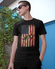 Frog smile flag frog lovers Classic T-Shirt apparel-classic-tshirt-lifestyle-17