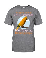 Golden Conure annoying people bird lovers tjl Classic T-Shirt front