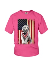 Tiger smile flag tiger lovers Youth T-Shirt tile