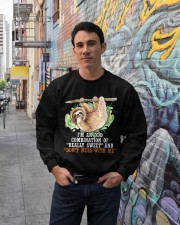 Sloth i am a odd sloth lovers Crewneck Sweatshirt lifestyle-unisex-sweatshirt-front-2