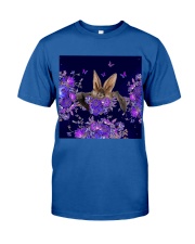 Bat flowers lavenders bat lovers Classic T-Shirt tile