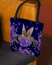 Bat flowers lavenders bat lovers All-over Tote aos-all-over-tote-lifestyle-front-02