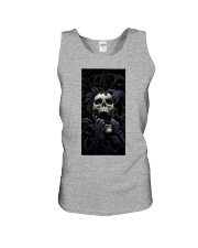 Skull cool phone case Unisex Tank tile