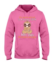 Sloth annoying people sloth lovers Hooded Sweatshirt tile